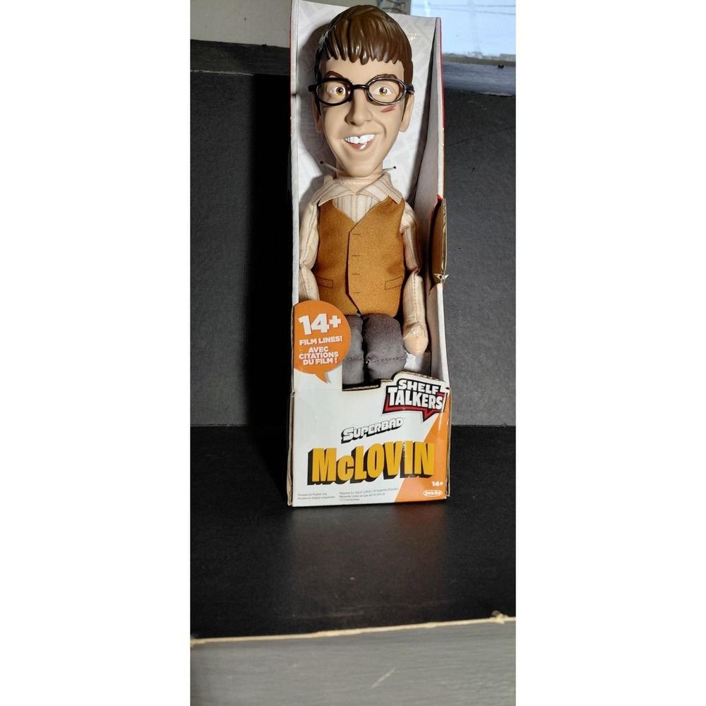 Superbad McLovin Jakks Pacific Shelf Talker 12" Talking Plush figure Collectible